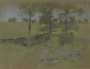 John Henry Twachtman - Three Trees, c.1888-95