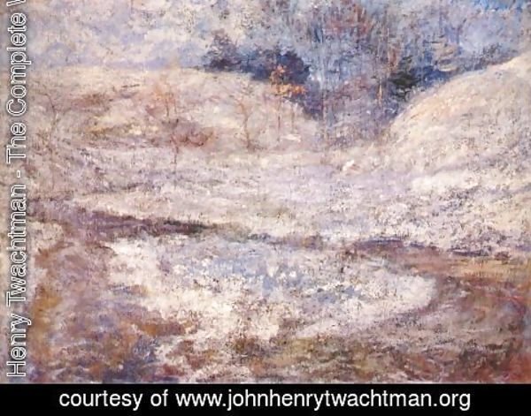 John Henry Twachtman - The Brook, Greenwich, Connecticut