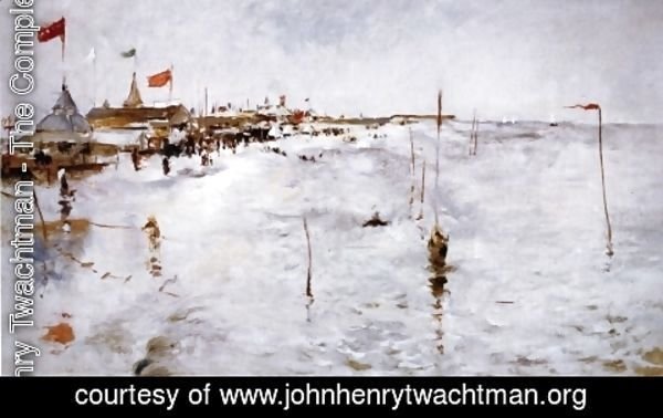 John Henry Twachtman - Coney Island From Brighton Pier