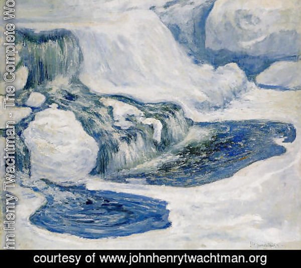 John Henry Twachtman - Falls In January
