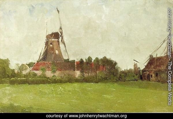 Holland Aka Windmill In The Dutch Countryside