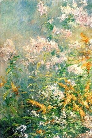 John Henry Twachtman - Meadow Flowers Aka Golden Rod And Wild Asters
