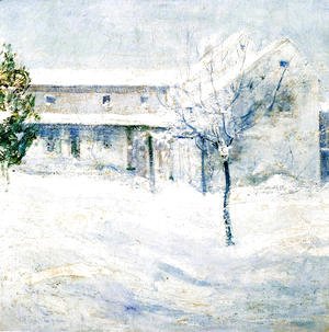 John Henry Twachtman - Old Holley House  Cos Cob
