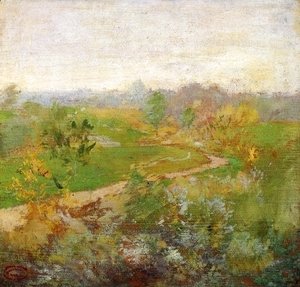 John Henry Twachtman - Road Over The Hill