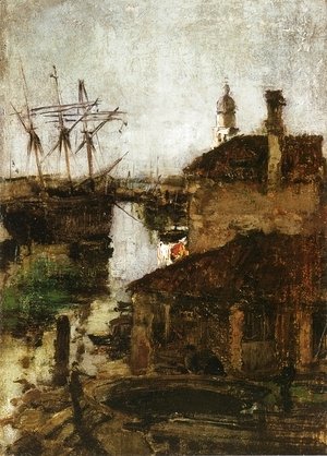Ship And Dock  Venice
