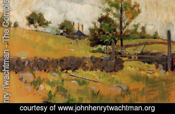 John Henry Twachtman - Spring Landscape
