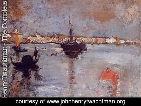 John Henry Twachtman - The Grand Canal  Venice