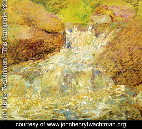 John Henry Twachtman - Waterfall  Greenwich
