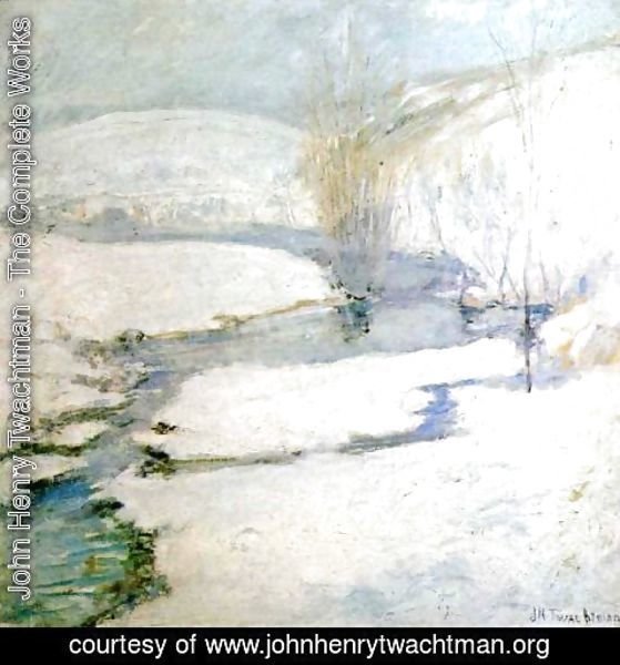 John Henry Twachtman - Winter Landscape2