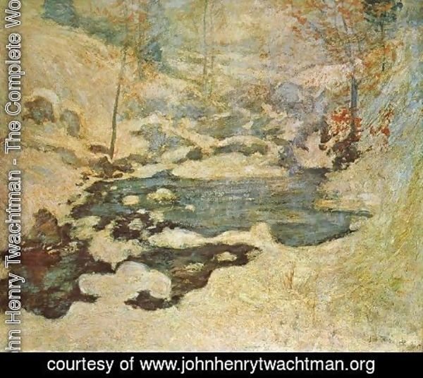 John Henry Twachtman - Beneath the Snow