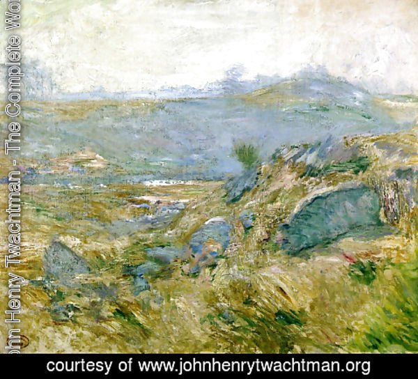 John Henry Twachtman - November Haze, Upland Pastures