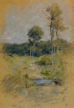 John Henry Twachtman - Spring Landscape 2
