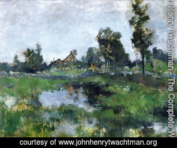 John Henry Twachtman - Connecticut Landscape 2