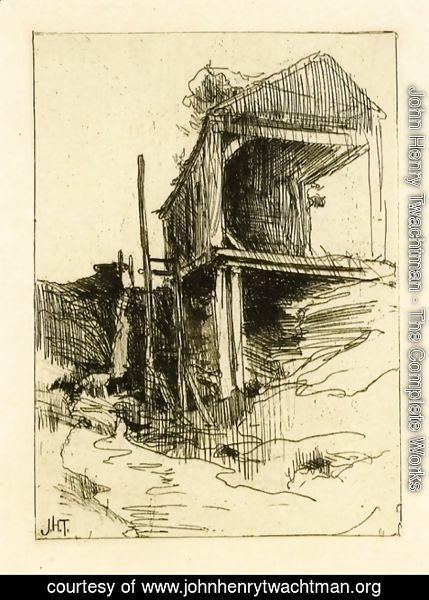 John Henry Twachtman - Abandoned Mill