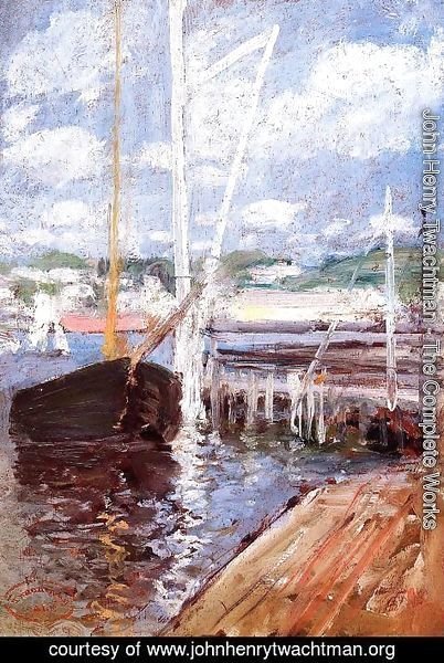 John Henry Twachtman - Boat Landing