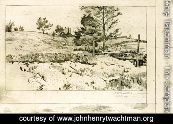 John Henry Twachtman - Branchville Fields