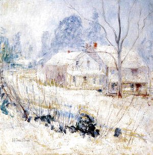 Country House In Winter  Cos Cob