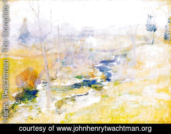 John Henry Twachtman - End Of Winter