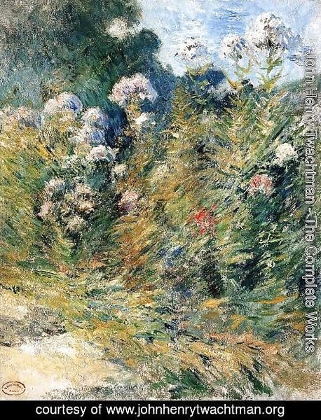 John Henry Twachtman - Flower Garden