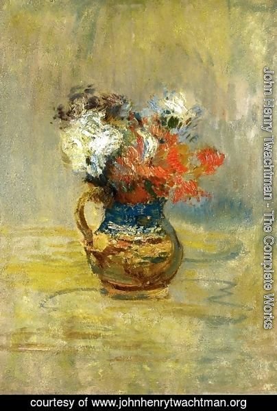 John Henry Twachtman - Flower Still Life