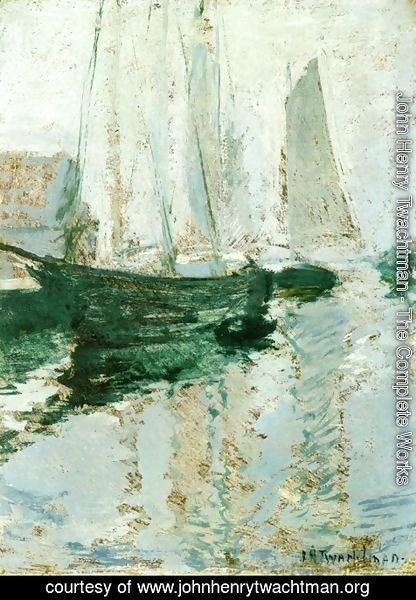 John Henry Twachtman - Gloucester Boats