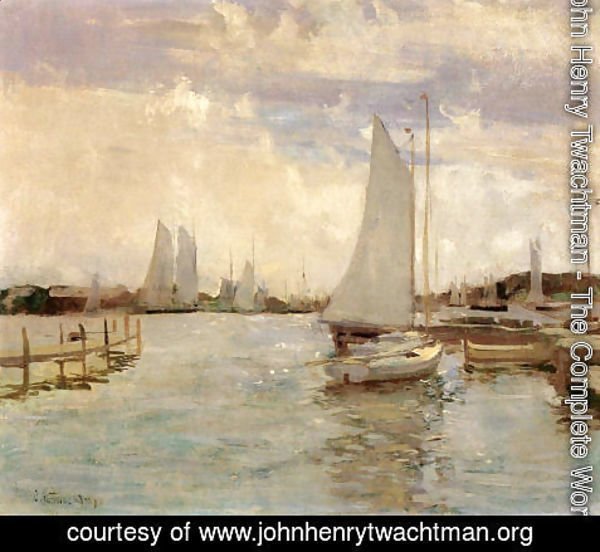 John Henry Twachtman - Gloucester Harbor2