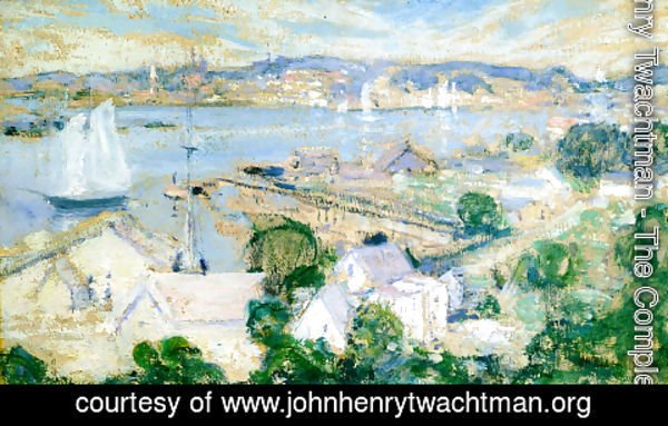 John Henry Twachtman - Gloucester Harbor3