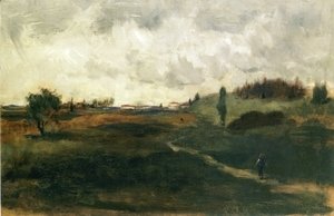 John Henry Twachtman - Landscape  Tuscany