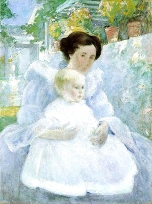 John Henry Twachtman - Mother And Child2