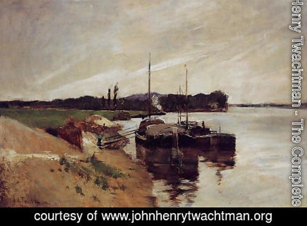 John Henry Twachtman - Mouth Of The Seine