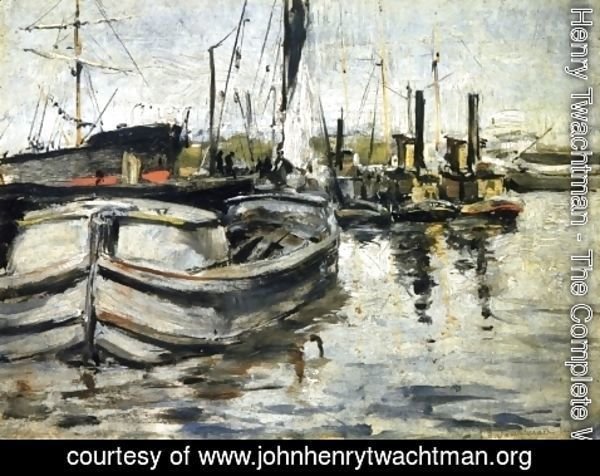 John Henry Twachtman - New York Harbor