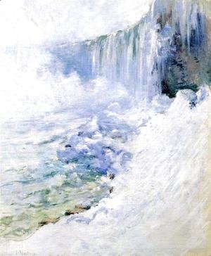 John Henry Twachtman - Niagara In Winter