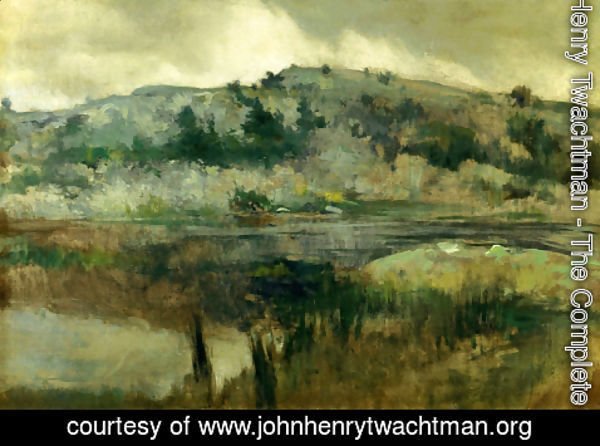 John Henry Twachtman - Paradise Rocks  Newport