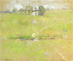 John Henry Twachtman - Path In The Hills  Branchville  Connecticut
