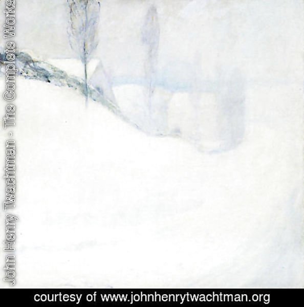 John Henry Twachtman - Round Hill Road