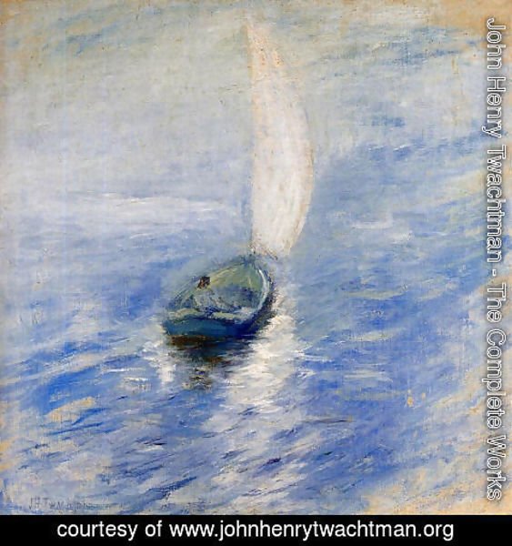 John Henry Twachtman - Sailing In The Mist
