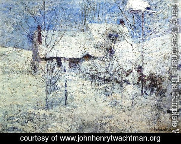 John Henry Twachtman - Snowbound