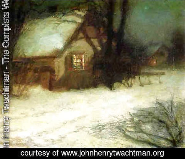 John Henry Twachtman - The Christmas Tree