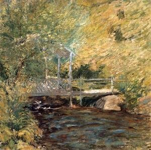 John Henry Twachtman - The Little Bridge