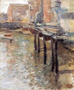 John Henry Twachtman - The Old Mill At Cos Cob