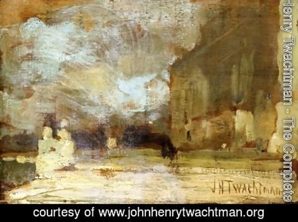 John Henry Twachtman - The Quai  Venice