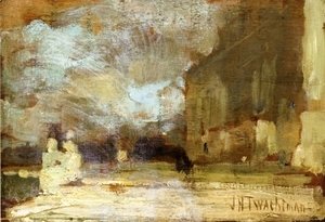 John Henry Twachtman - The Quai  Venice