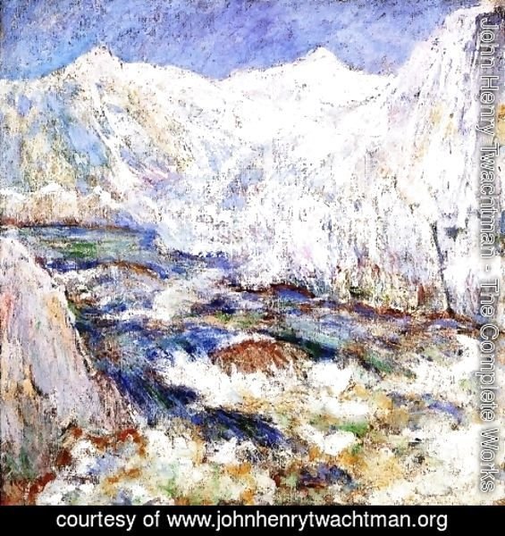 John Henry Twachtman - The Rapids  Yellowstone