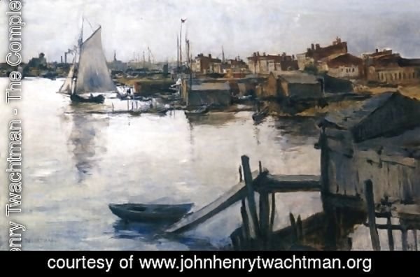 John Henry Twachtman - The Shore