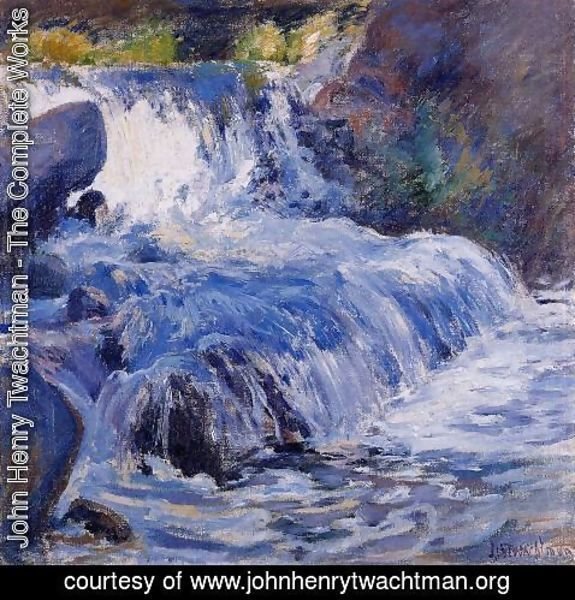 John Henry Twachtman - The Waterfall
