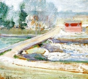 John Henry Twachtman - View From The Holley House
