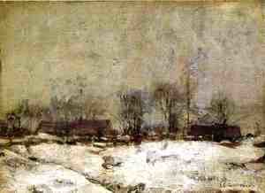 John Henry Twachtman - Winter Landscape  Cincinnati