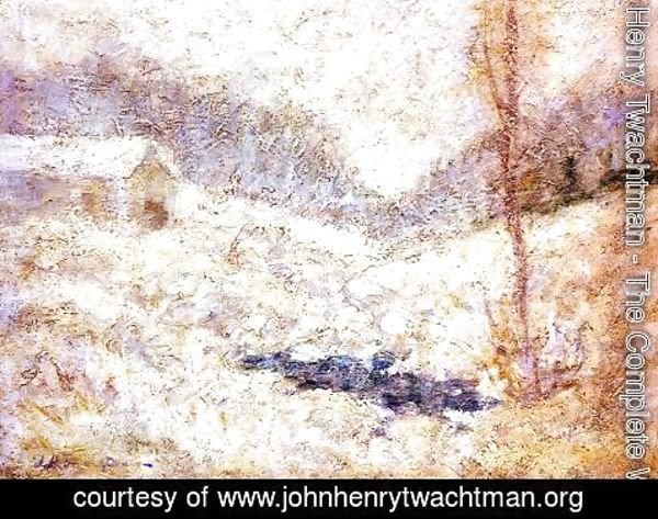 John Henry Twachtman - Winter Scene2